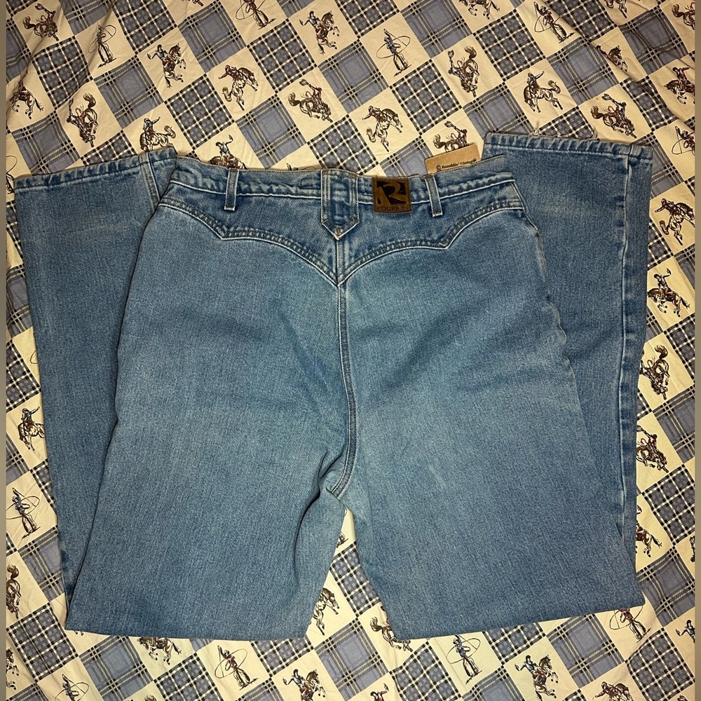 Vintage Rockies-Women’s Light Blue Boot Cut Jeans